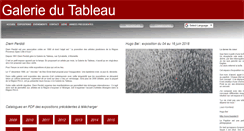 Desktop Screenshot of galeriedutableau.org